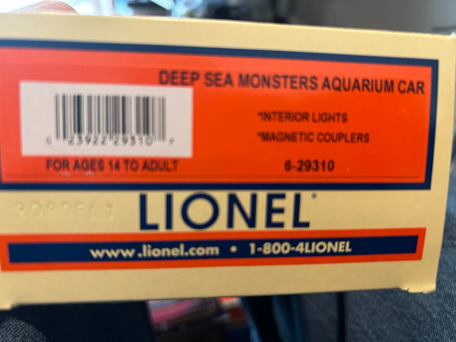 Lionel 6-29310 Deep Sea Aquarium Car LN/Box — photo 4