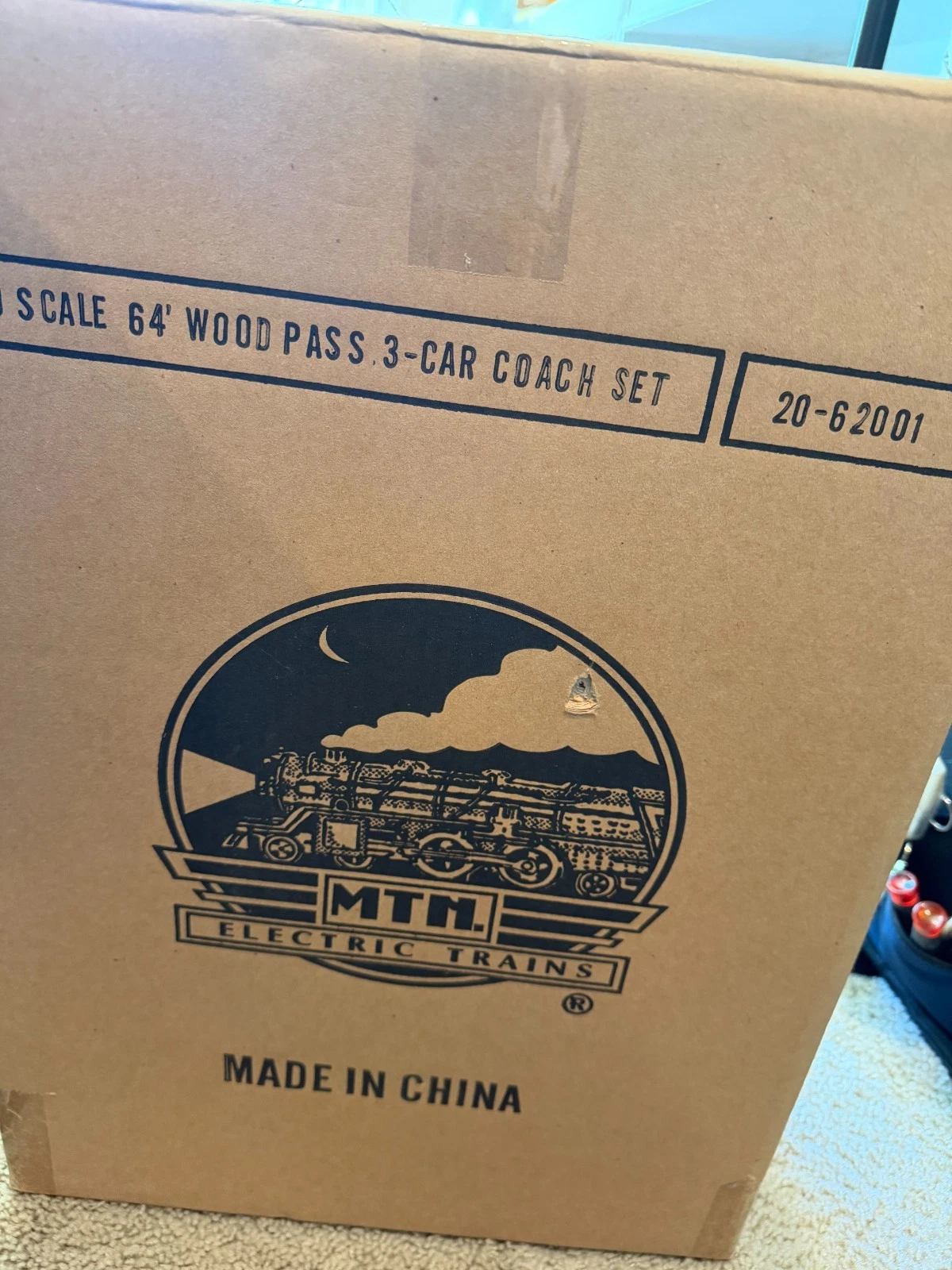 MTH 20-62001 New York Central 64' Wooden Coach 3 Car Set NIB — photo 3