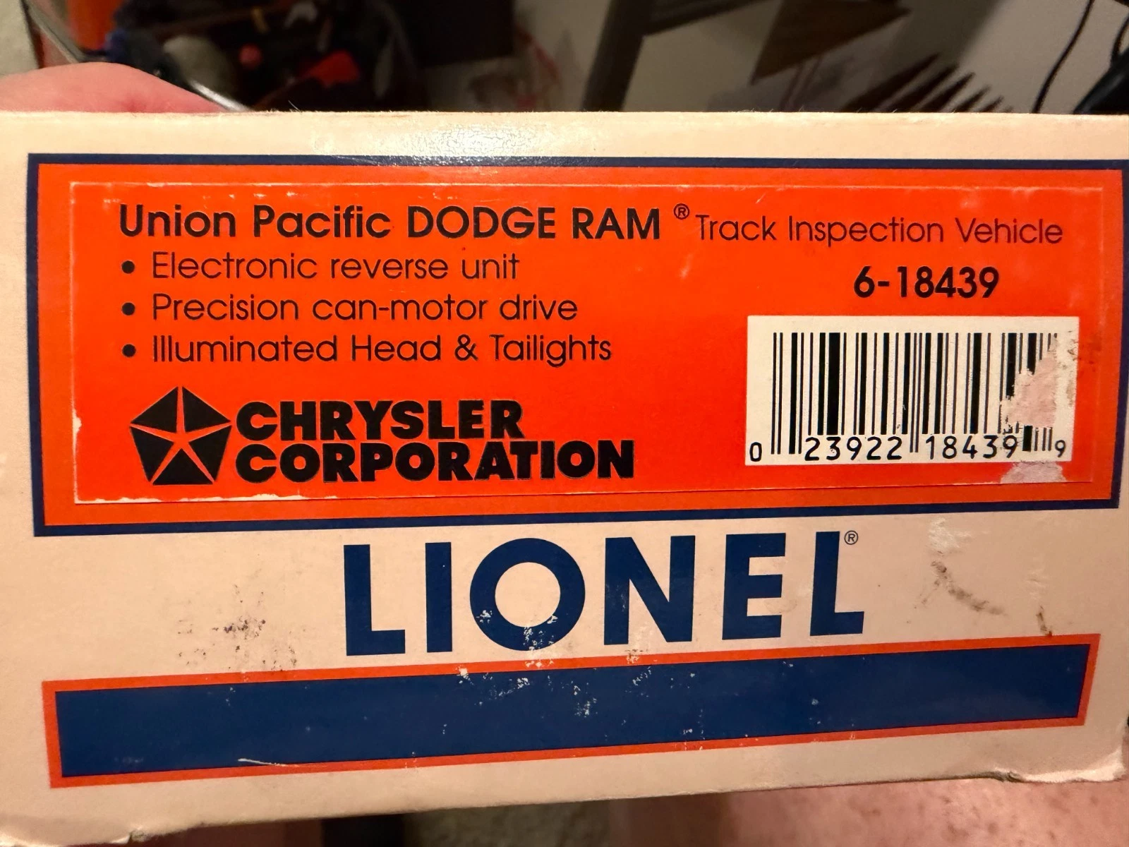 Lionel 6-18439 Union Pacific Dodge RAM Inspection Car LN/Box — photo 4