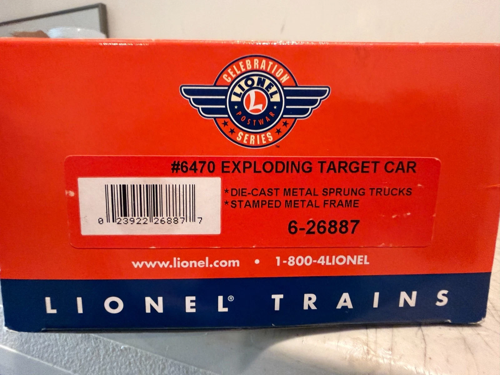 Lionel 6-26887 6470 Exploding Target Car NIB — photo 4