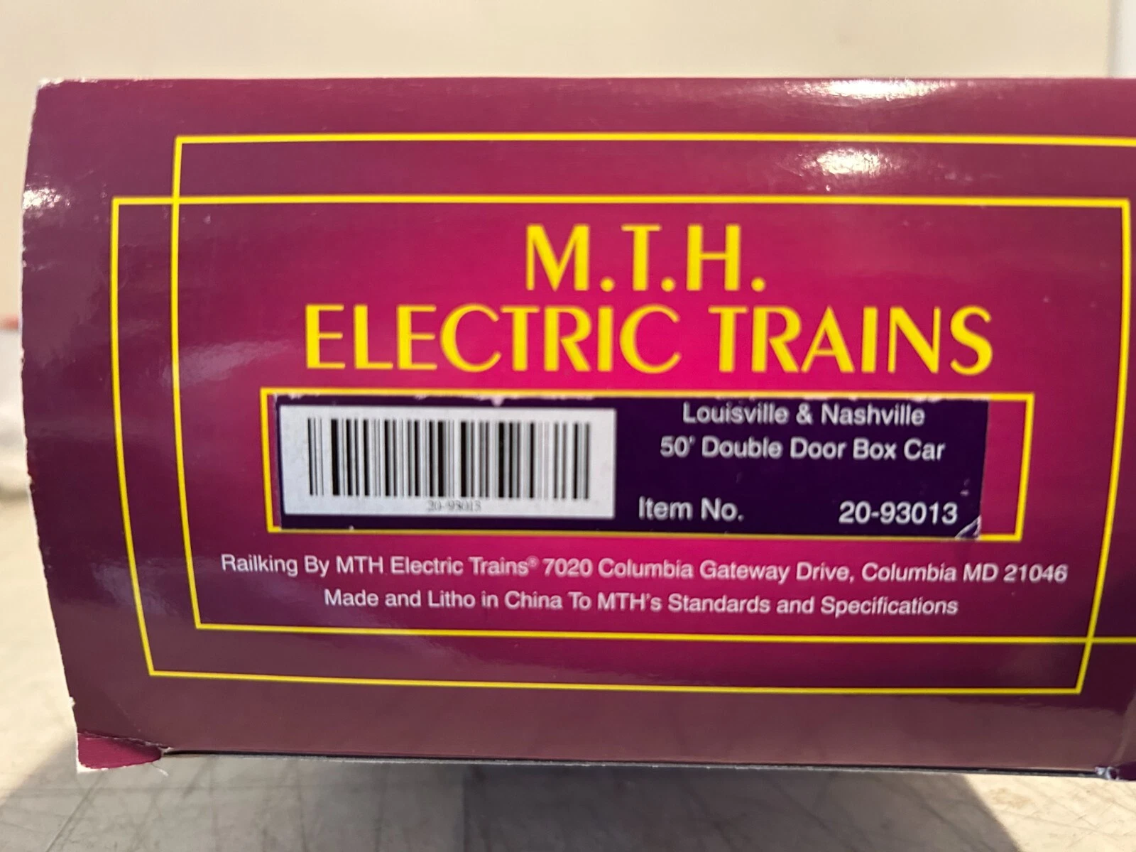 MTH 20-93013 Louisville & Nashville Double Door Boxcar #41030 NIB — photo 4