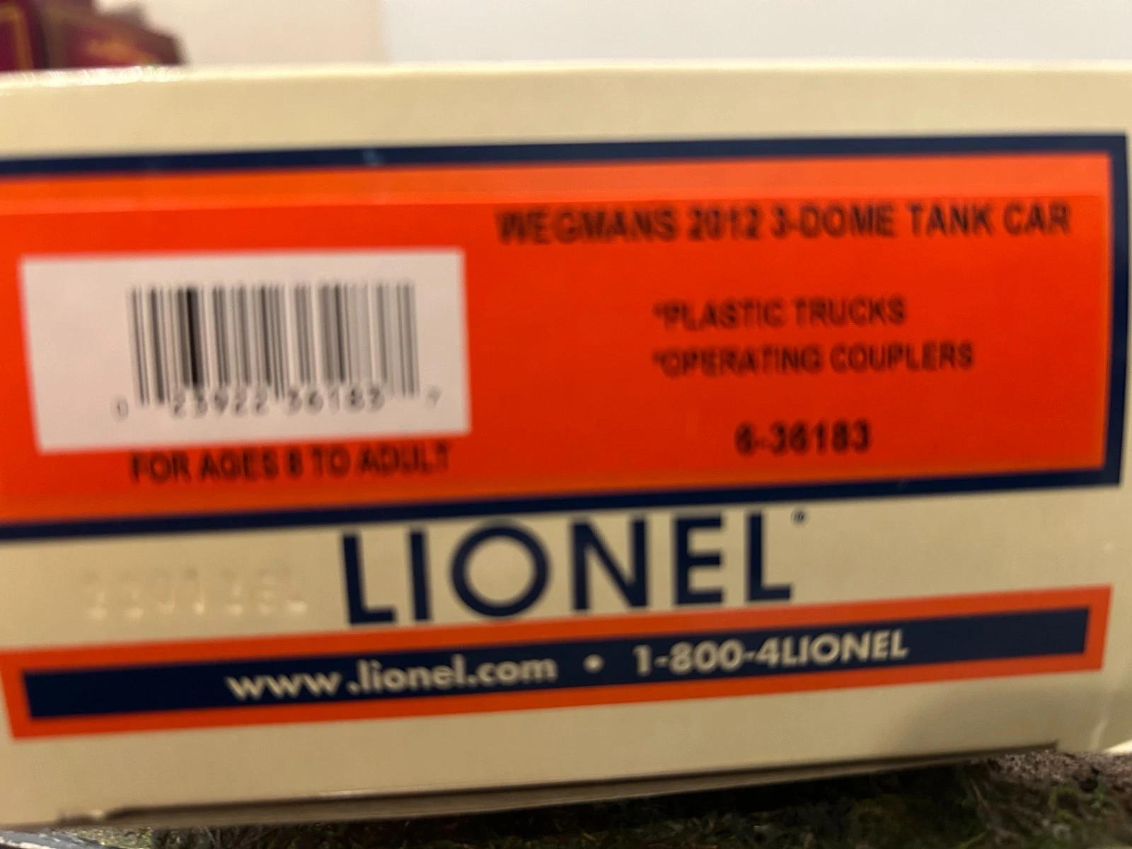 Lionel 6-36183 Wegman's 3 Dome Tanker NIB — photo 4