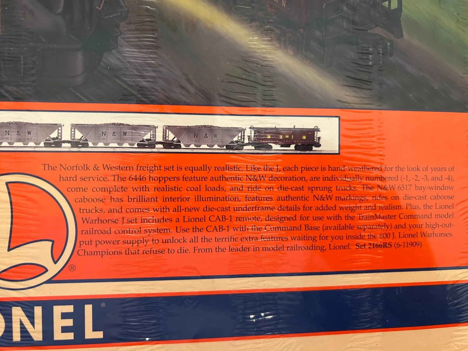 LIONEL 6-11909 Norfolk and Western Class J War Horse set MIB — photo 3