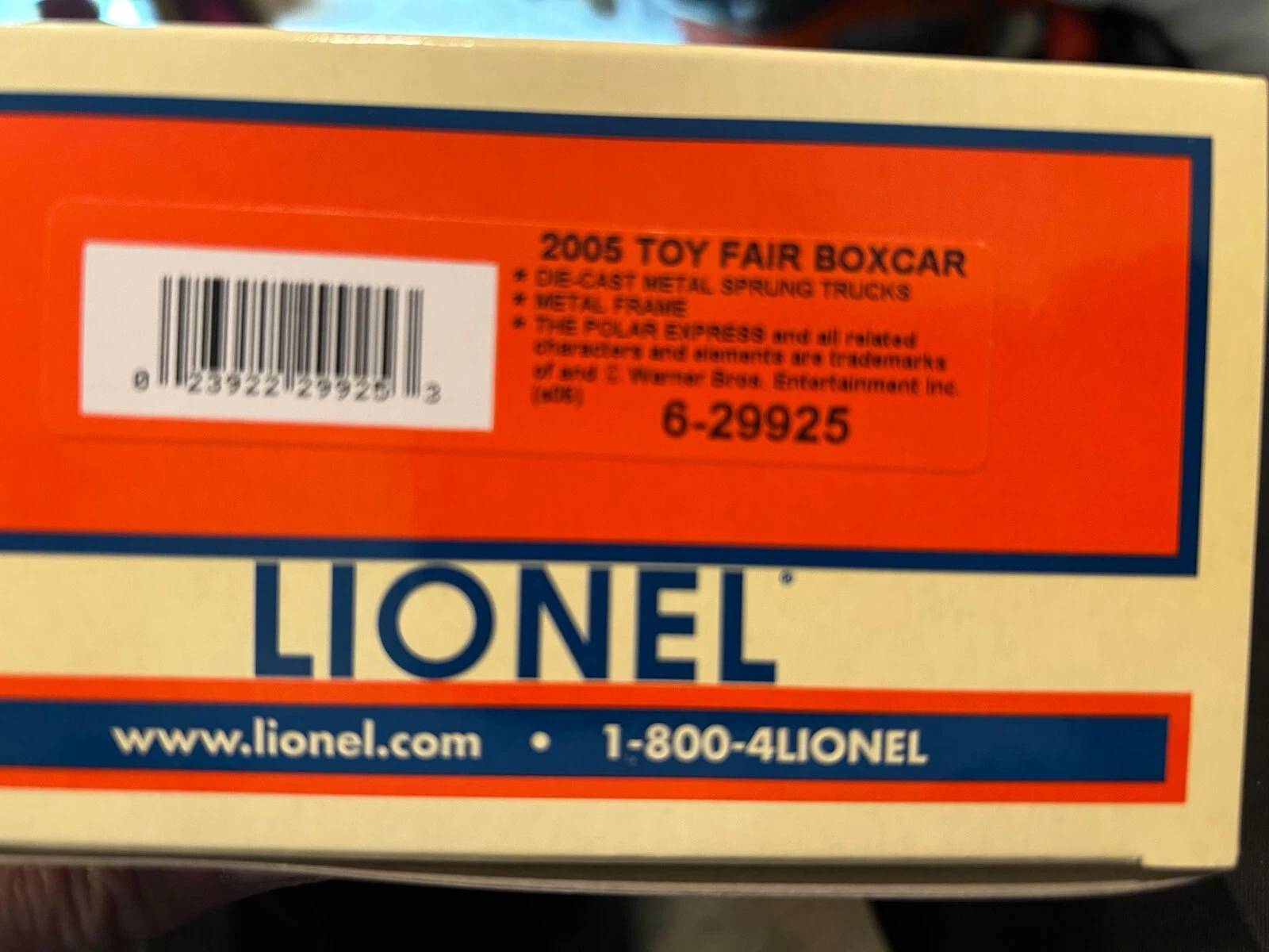 LIONEL 6- 29925 2005 Toy Fair Polar Express Boxcar NIB — photo 4