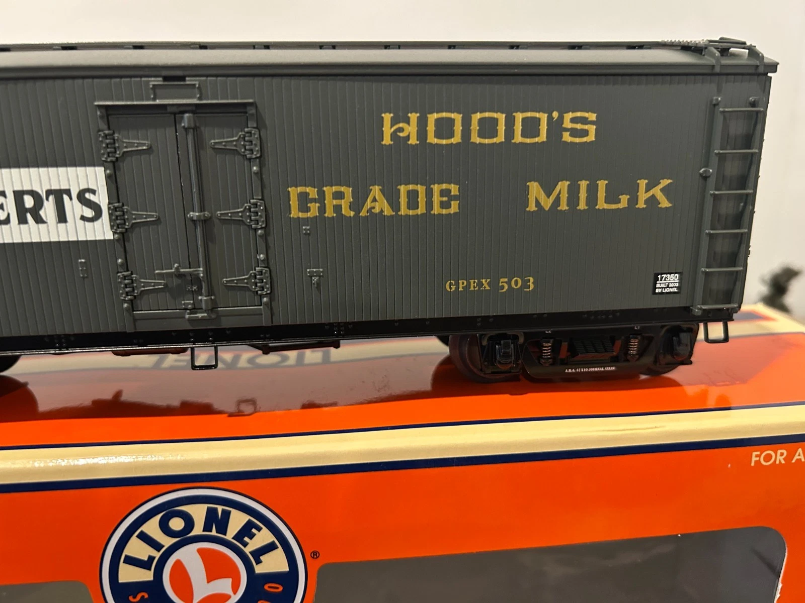 Lionel 6-17350 Hood Milk Car #503 LN/Box — photo 2