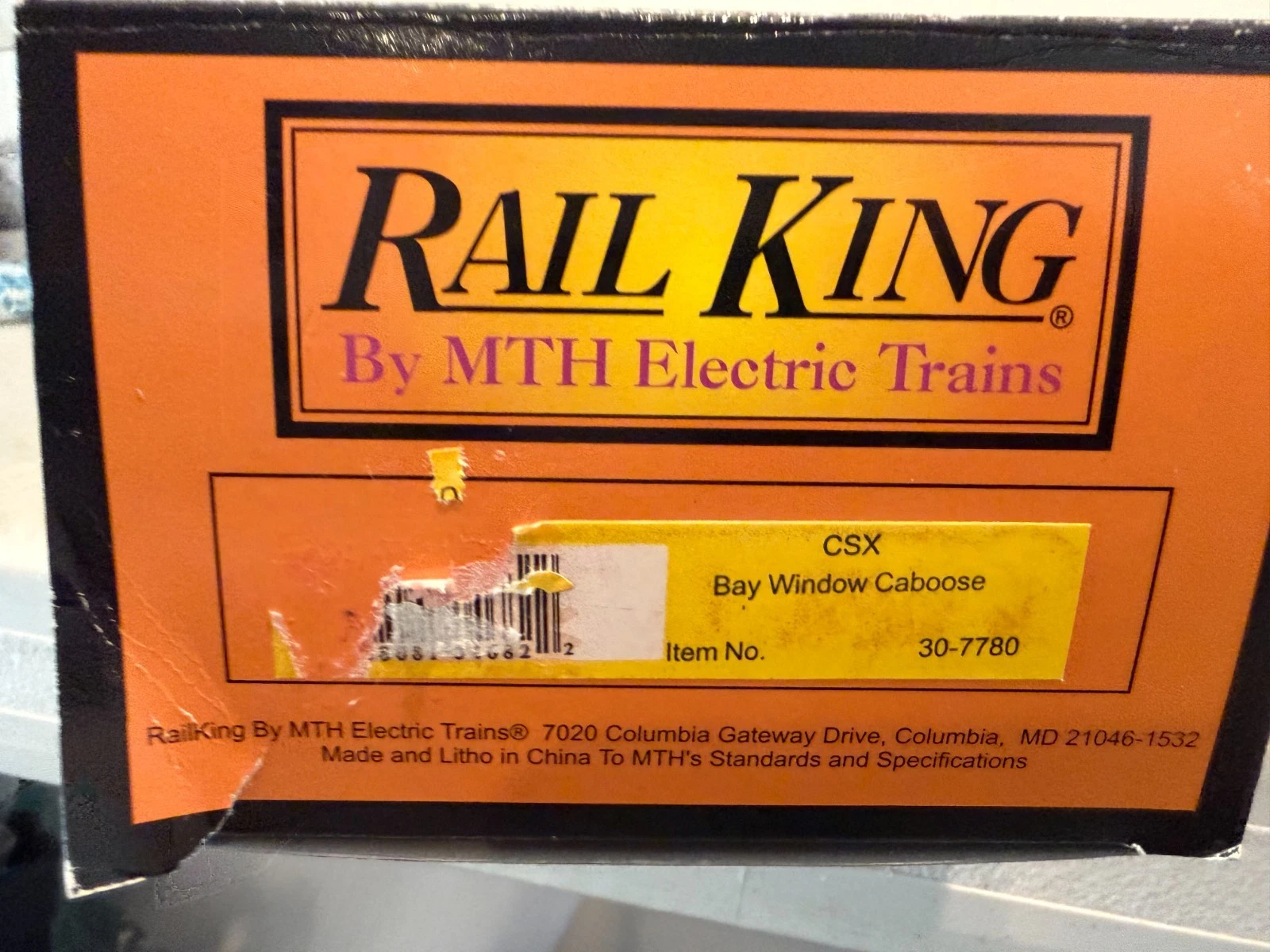 MTH 30-7780 CSX Operation Lifesaver Bay Window Caboose NIB — photo 4