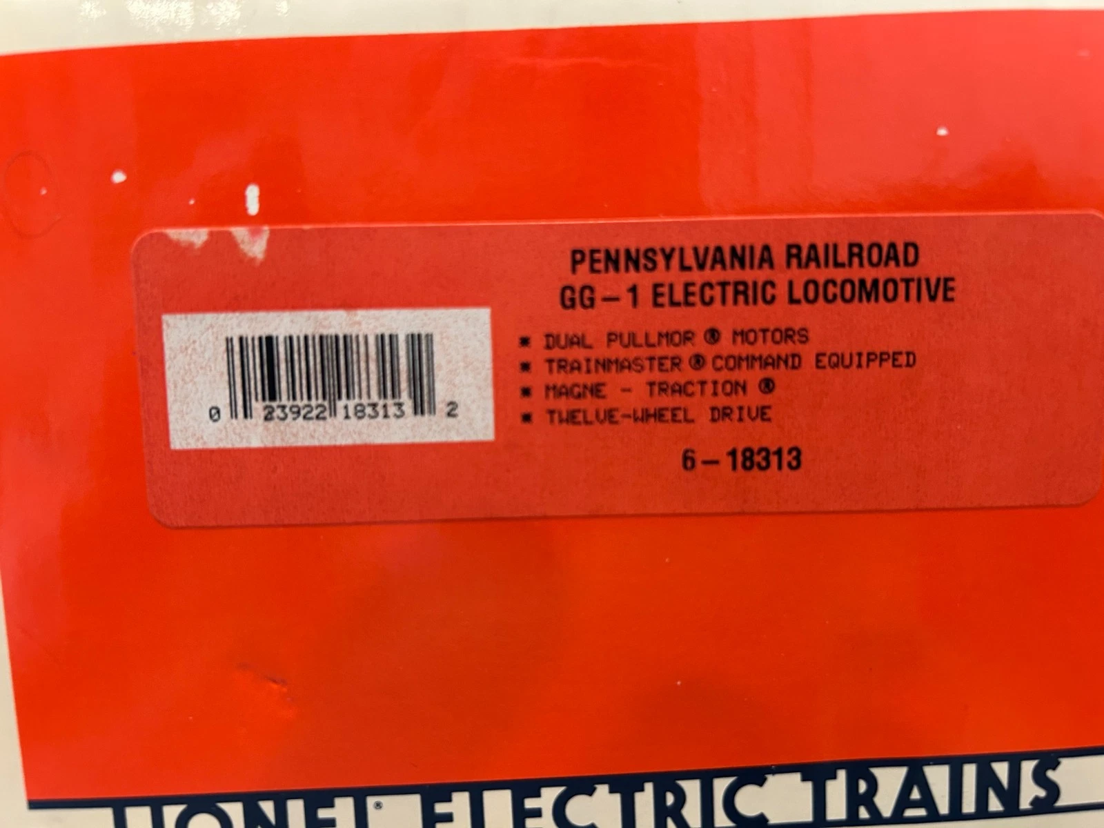 Lionel 6-18313 Pennsylvania Railroad GG1 w/ TMCC NIB — photo 5