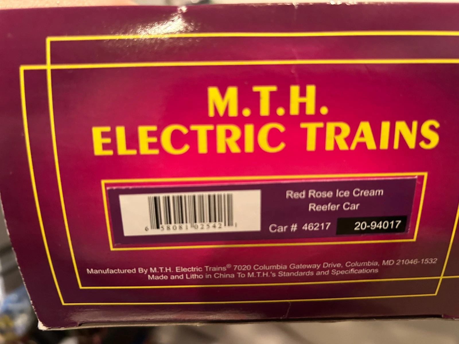 MTH 20-94017 Red Rose Icecream Reefer LN/Box — photo 5