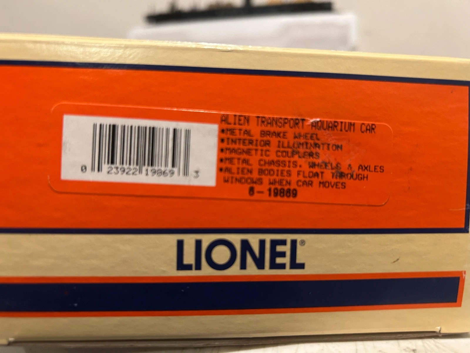 Lionel 6-19869 Alien Transport (Aquarium) Car LN/Box — photo 5