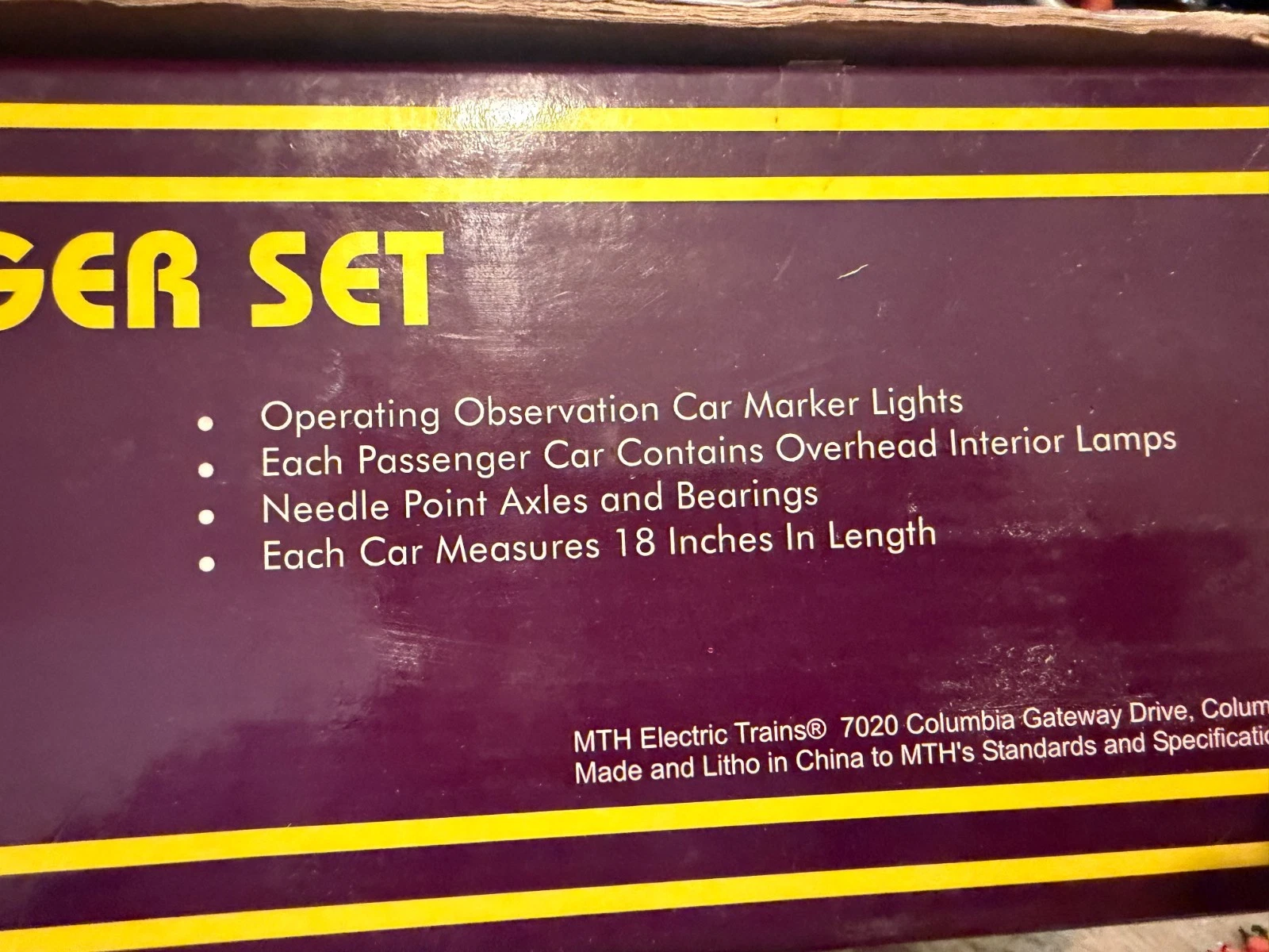 MTH 20-4028 Chesapeake and Ohio Madison Coach 5 Pack NIB — photo 4