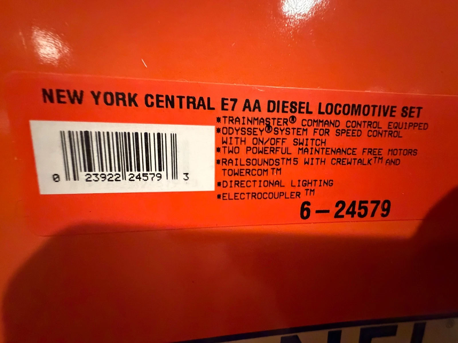Lionel 6-24579 & 82 New York Central E7 ABA Powered Diesel Locomotives LN/BOXES — photo 7