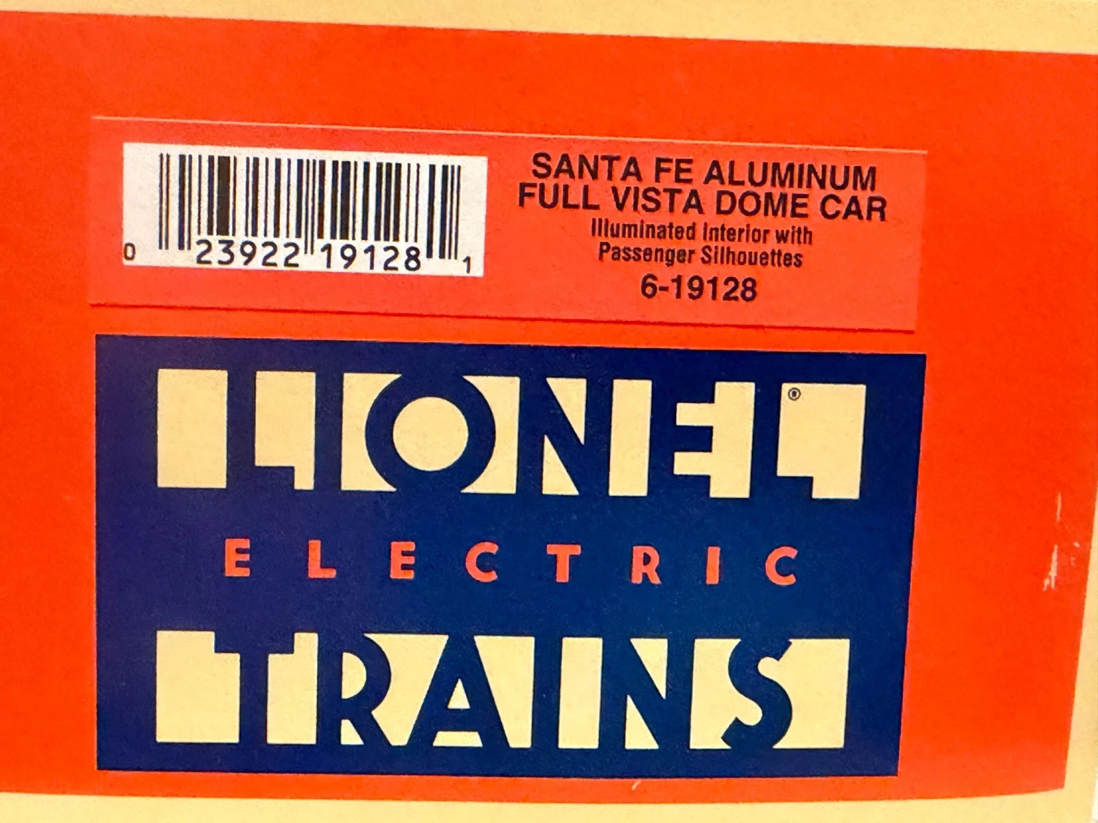 Lionel 6-19128 Santa Fe Full Vista Dome Car NIB — photo 3