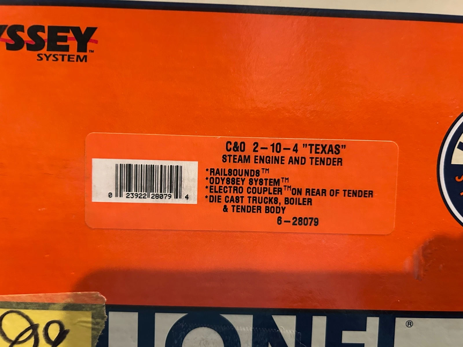 Lionel 6-28079 C&O 2-10-4 Texas 2-10-4 Steam Loco w/TMCC & Rail-sounds LN/BOX — photo 8