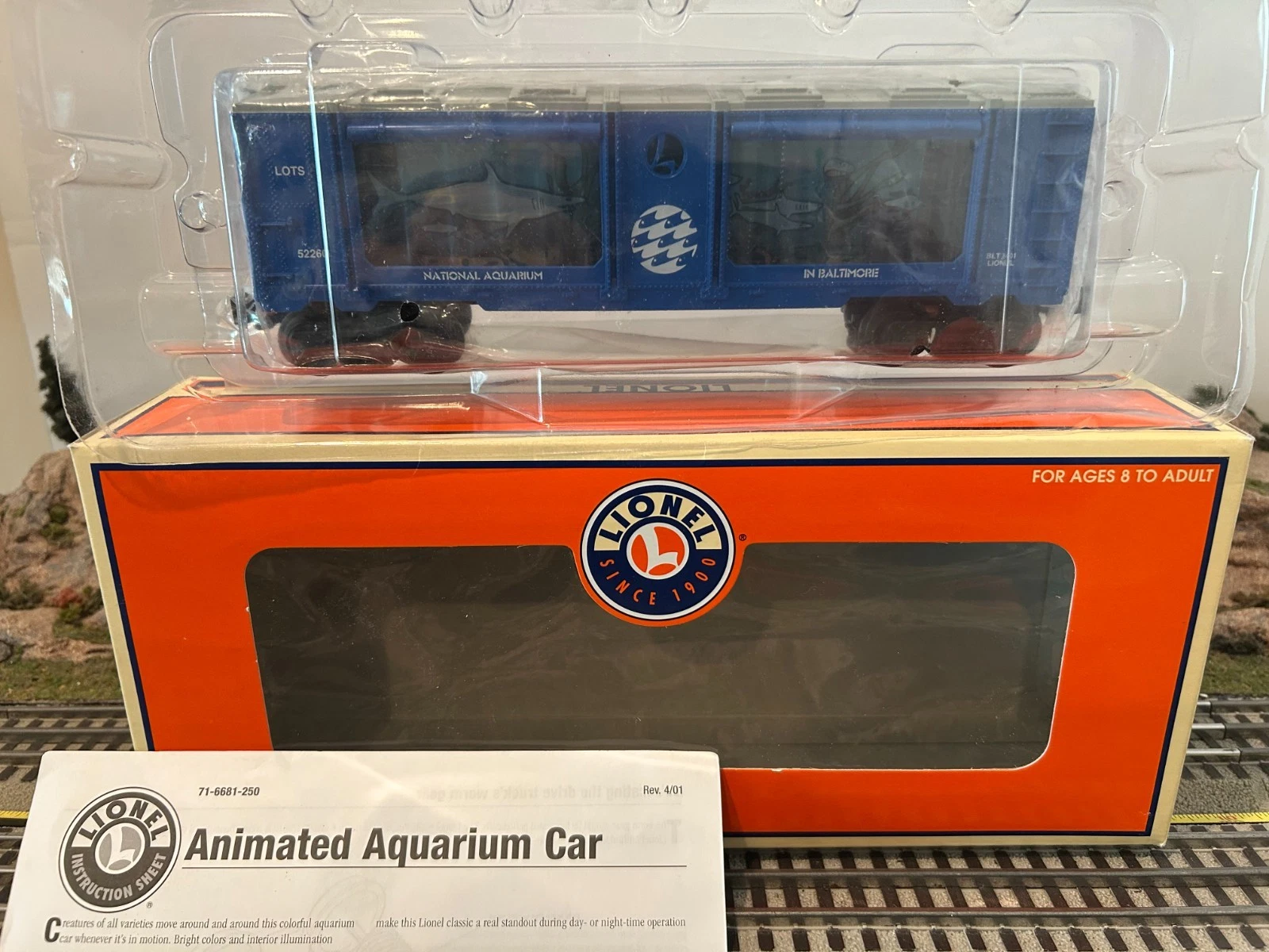 Lionel 6-52260 LOTS Baltimore National Aquarium Car NIB