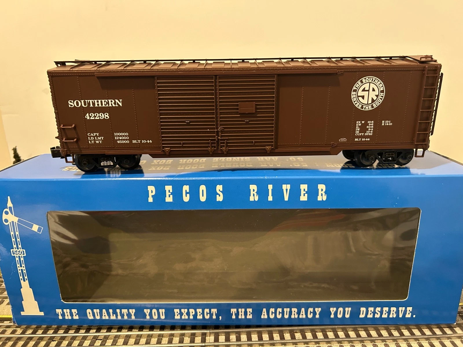 Pecos River HR-0105-1 Southern 3 rail boxcar LN/Box