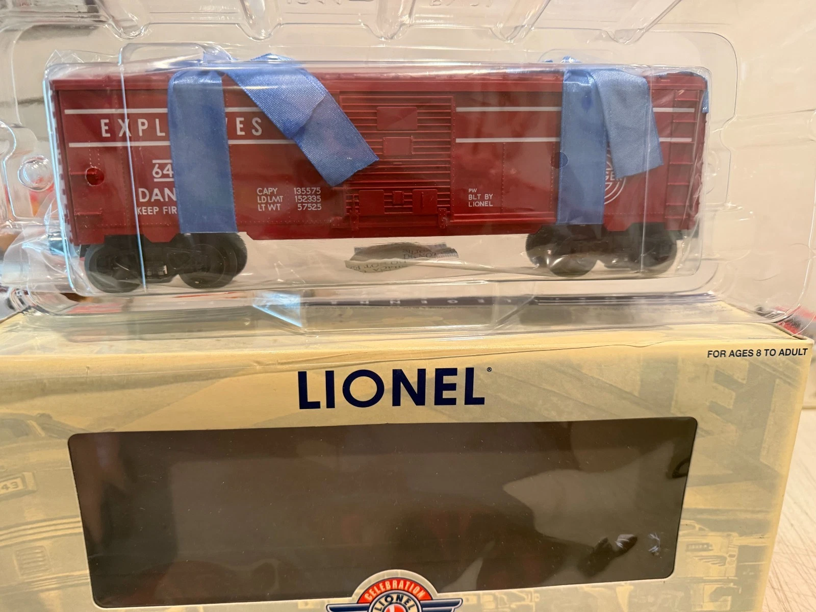 Lionel 6-26887 6470 Exploding Target Car NIB