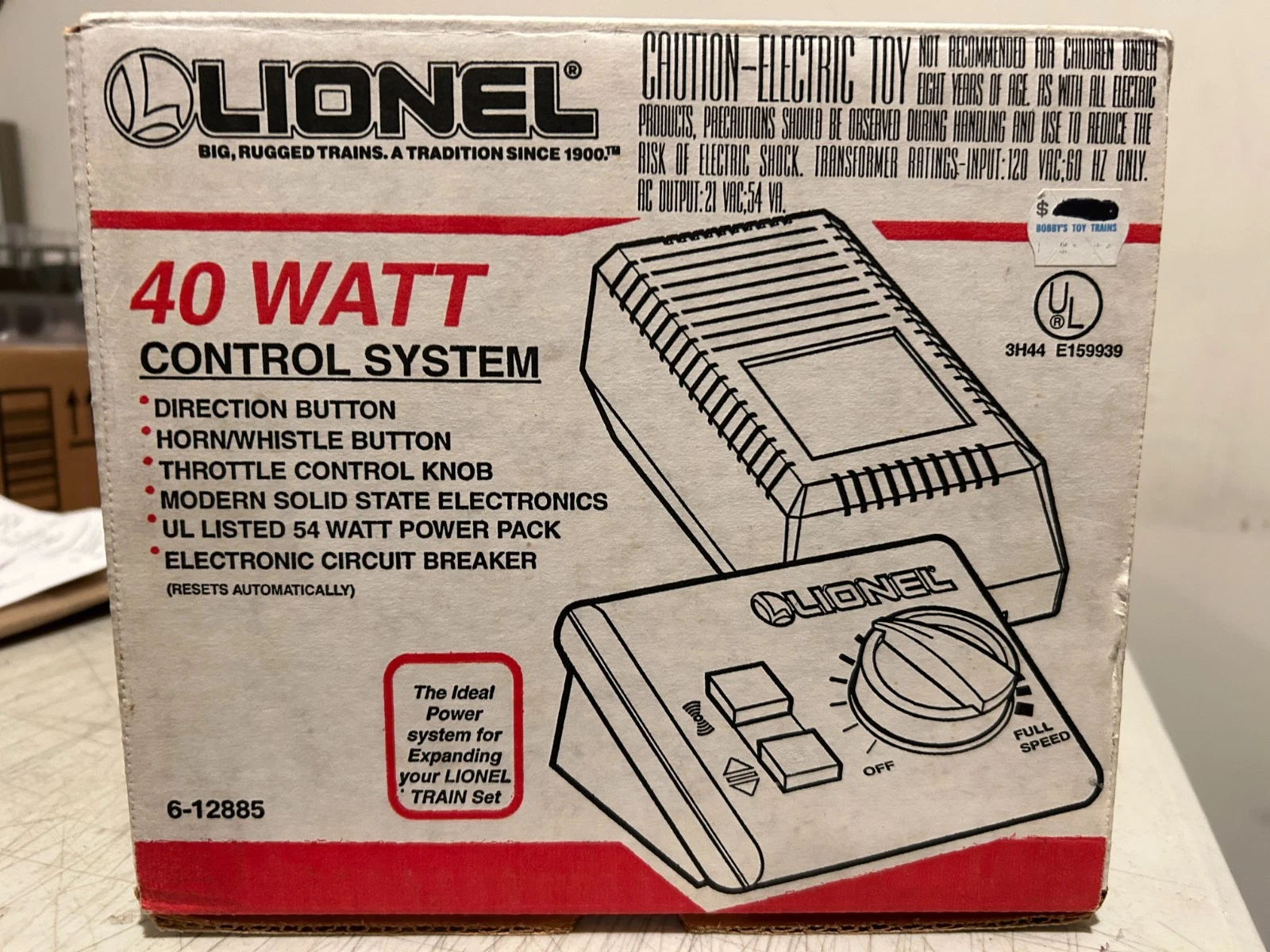 Lionel 6-12885 40 Watt Controller NIB/Tested