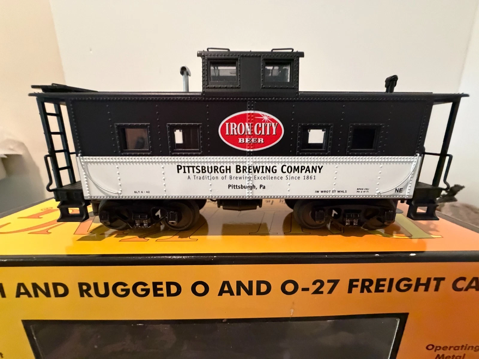 MTH 30-77142 Pittsburg Brewing Co./Iron City Steel Caboose NIB