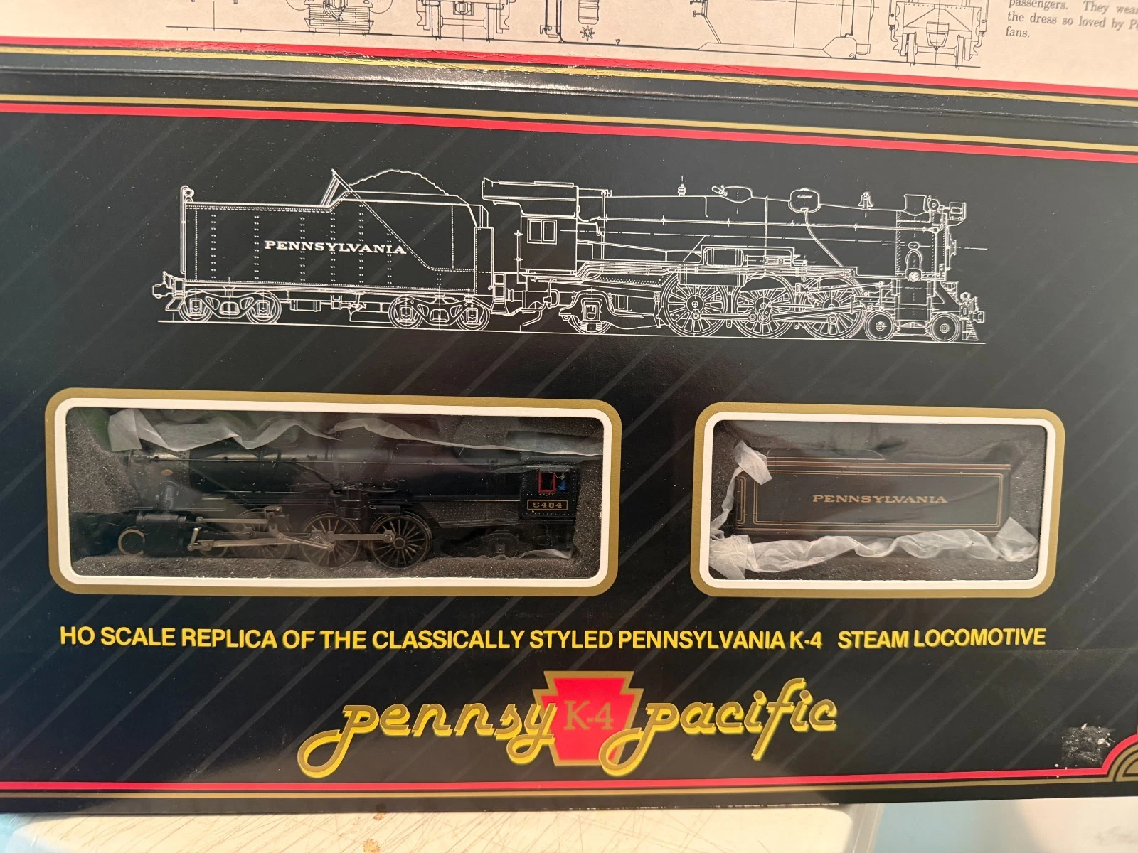 Bachmann Spectrum K4 4-6-2 Pacific #5404 NIB — photo 2