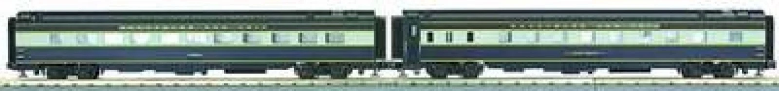 MTH 20-6613 Baltimore and Ohio Sleeper/Diner Streamliner 2 Pack NIB