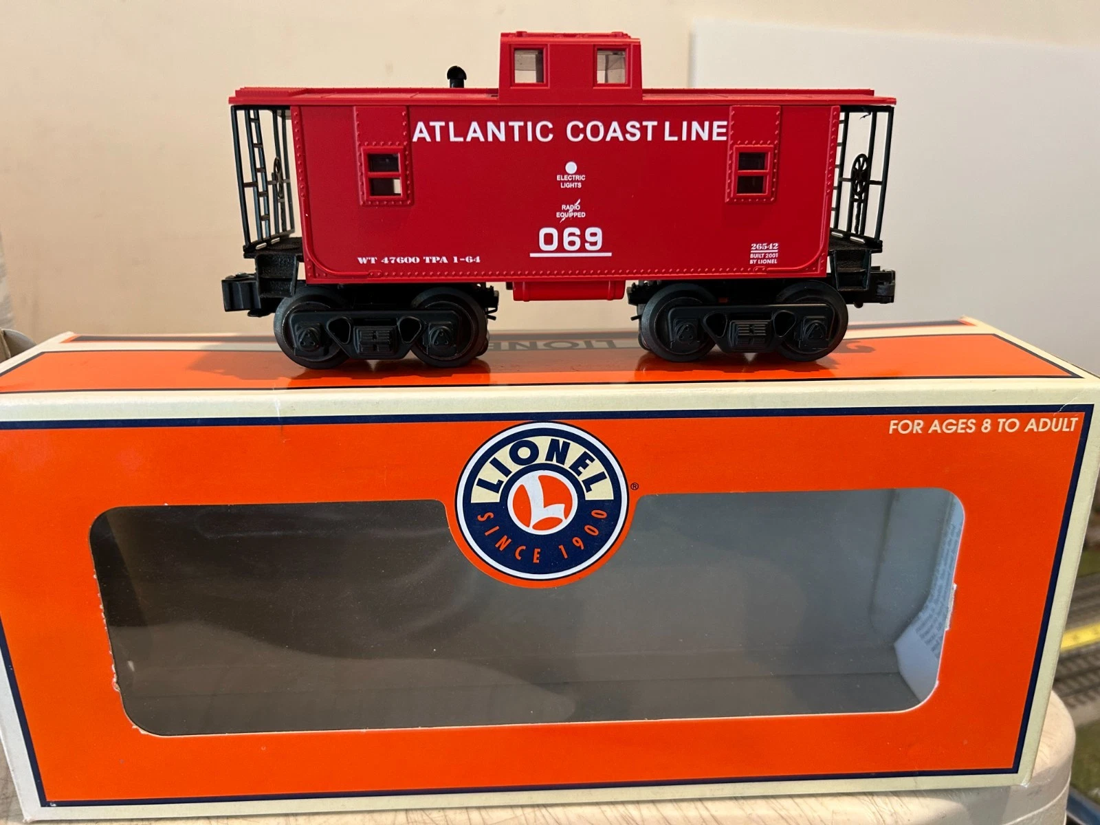Lionel 6-26542 Atlantic Coast Line Caboose NIB