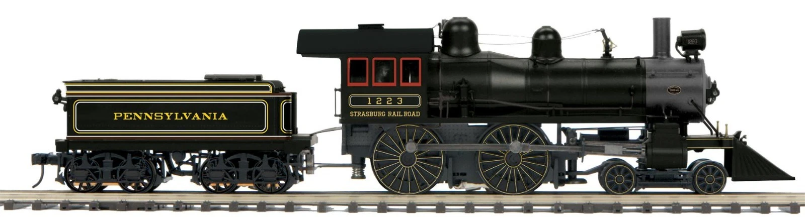 MTH 20-30102-1 PENNSLYVANIA (STRASBURG) 4-4-0 American Steam Engine #98 MINT/BOX