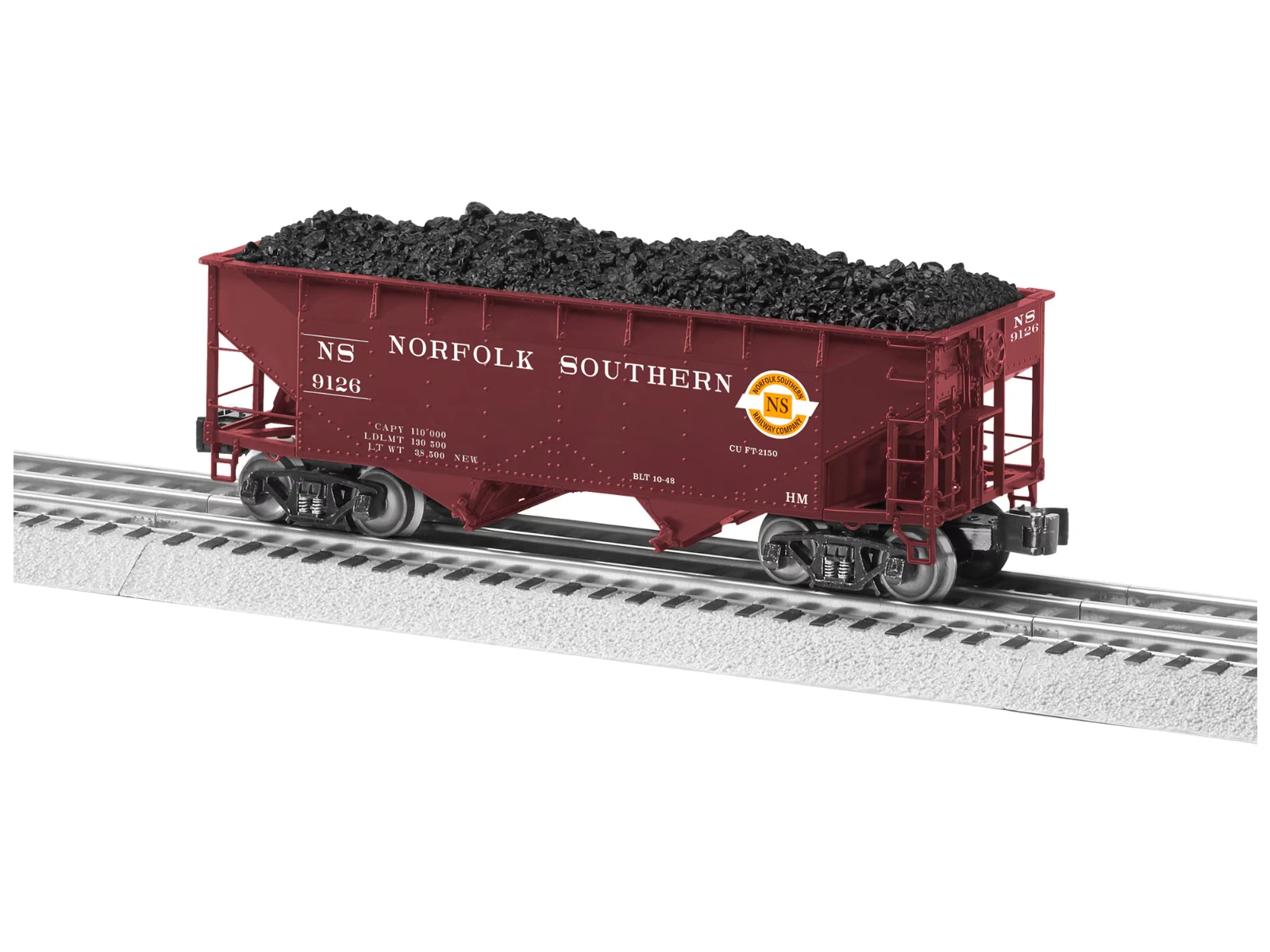 Lionel 2226060 Norfolk Southern Die-cast 2 Bay Hopper 2 Car Set NIB — photo 2