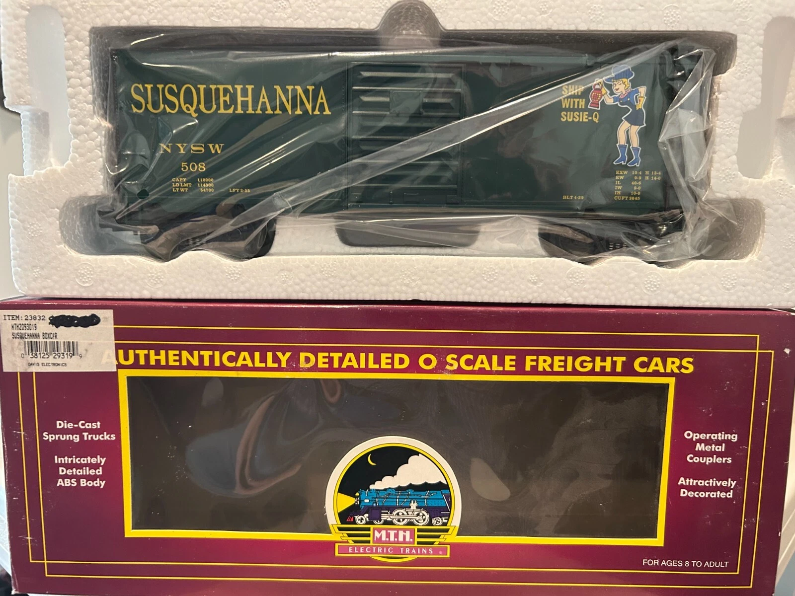 MTH, 20-93019, Susquehanna, 40' Single Door Box Car