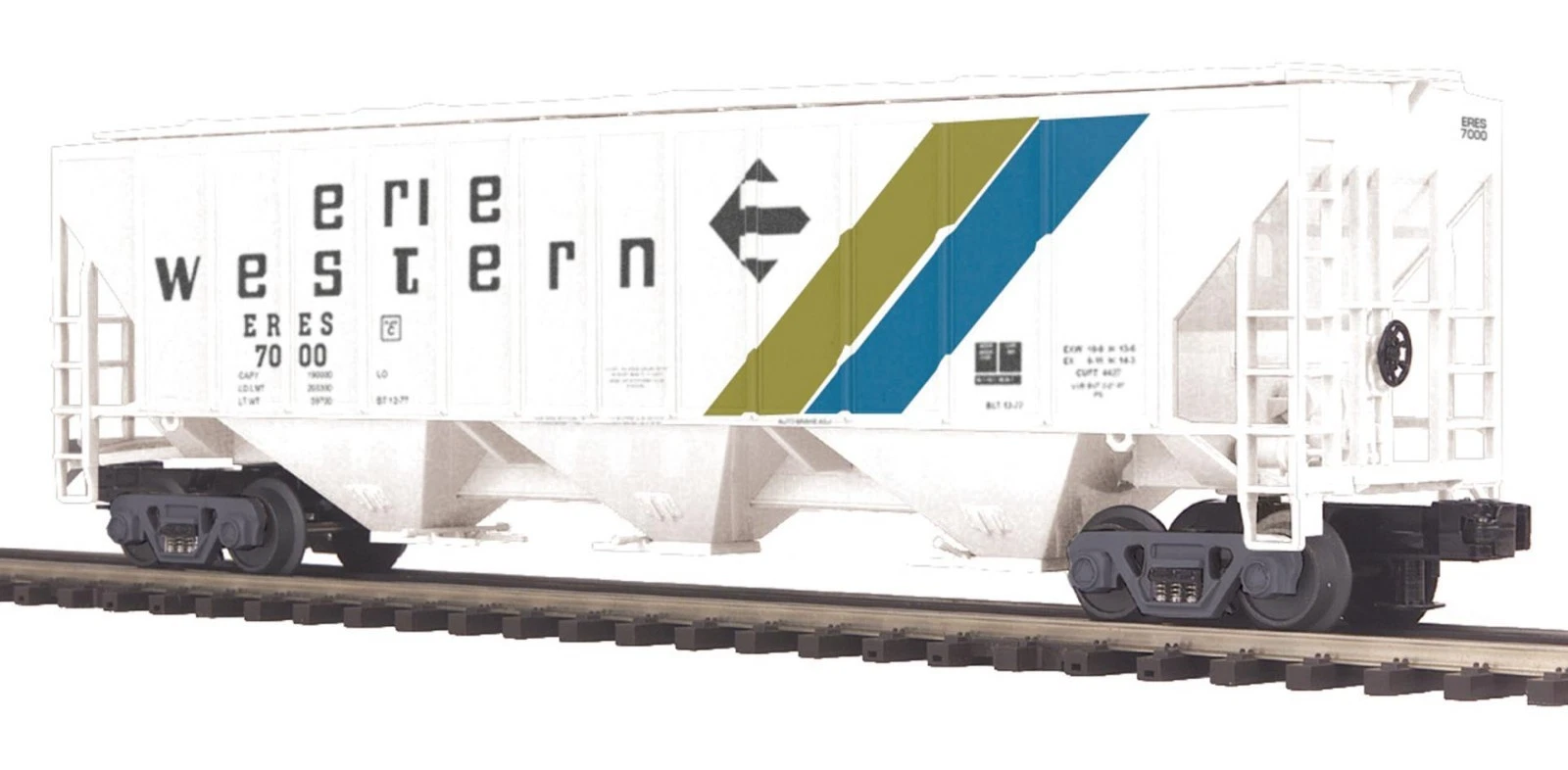 MTH 20-97139 Erie Western O Scale Premier Ps-2CD High-Sided Hopper NIB
