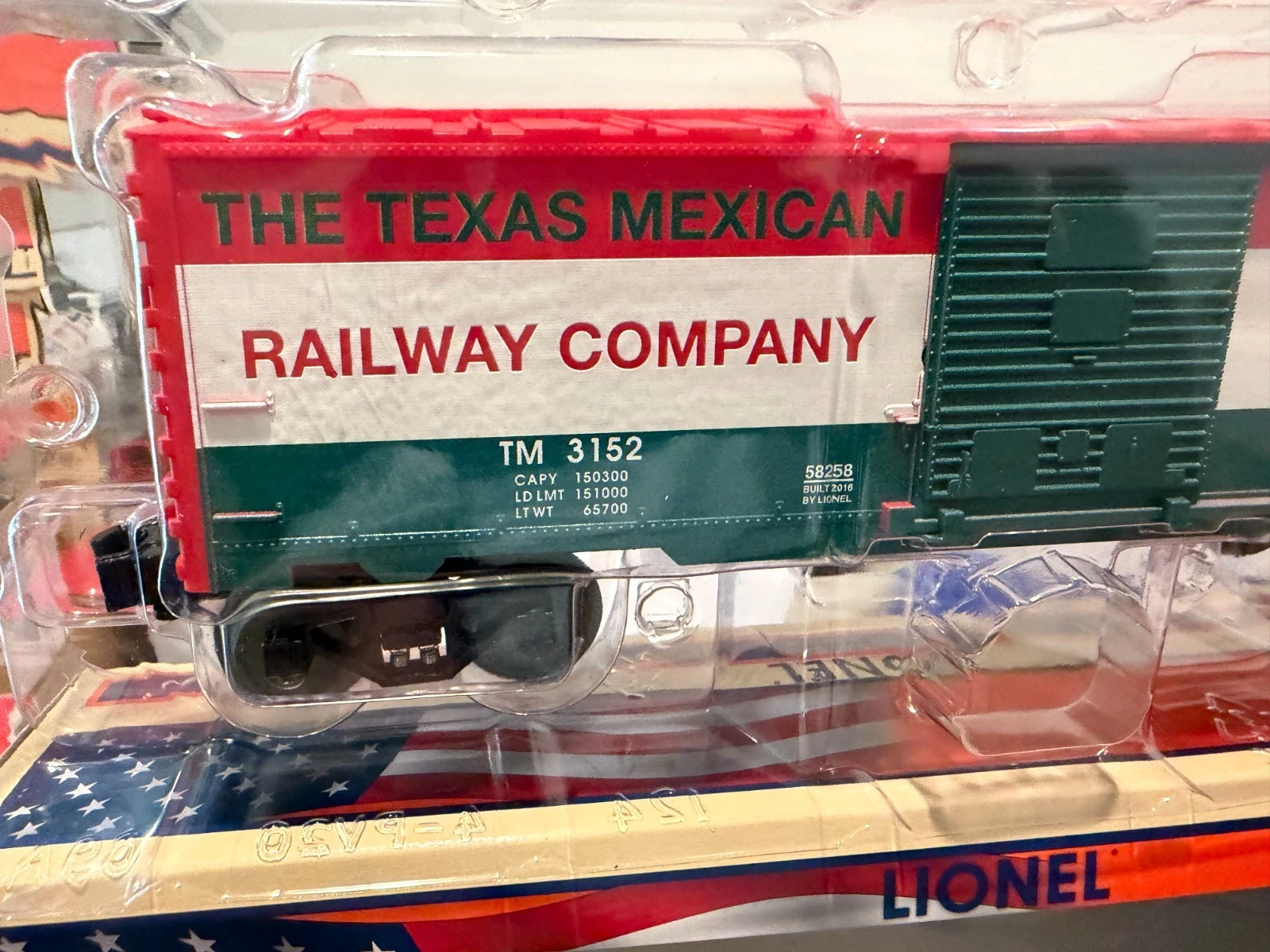 Lionel 6-58258 TCA 2013 Texas and Mexican Railwway Boxcar NIB — photo 3