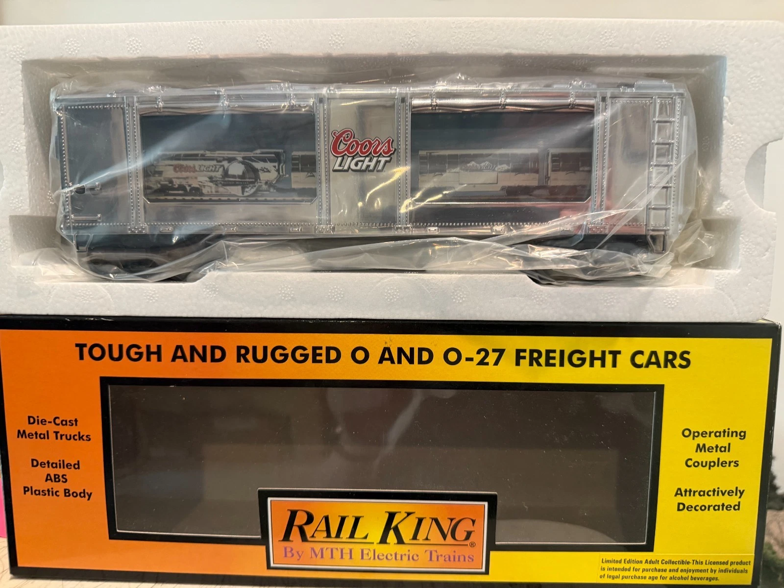 MTH Railking 30-79225 Coors Light Action Car NIB