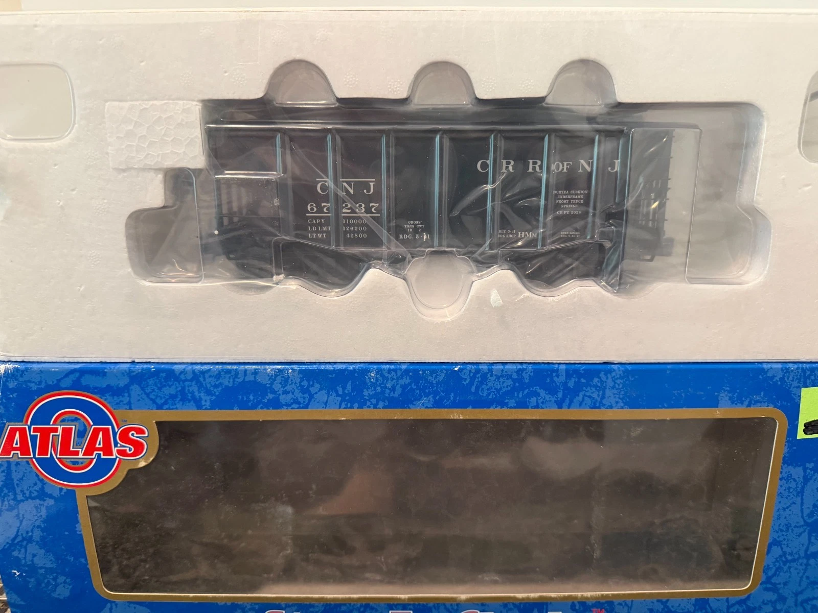 Atlas 6762-3 Steam Era Classics 55 Ton Fishbelly Hopper Car NIB — photo 3