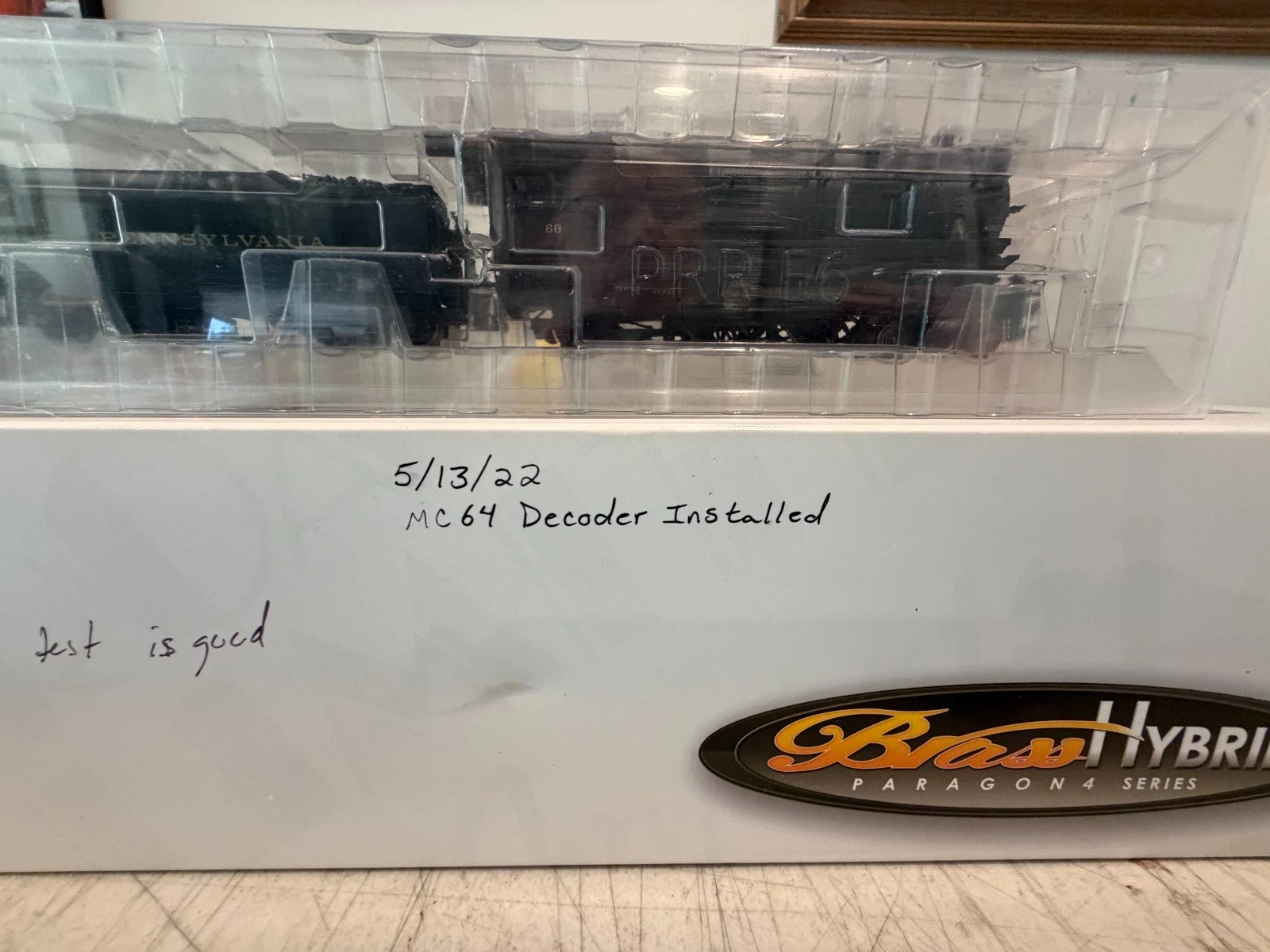 B.L.I. #68 Pennsylvania E6 Brass Hybrid Steam Loco w/ Paragon 4 NIB