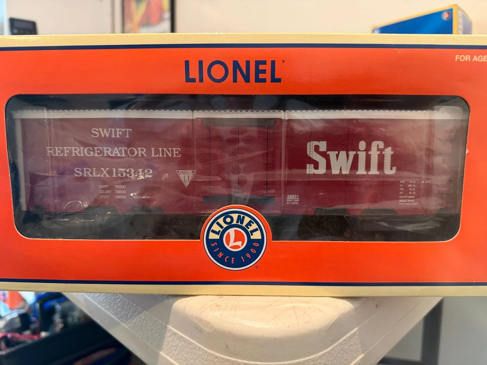 Lionel 6-29831 Swift "Hotbox" Reefer Car NIB