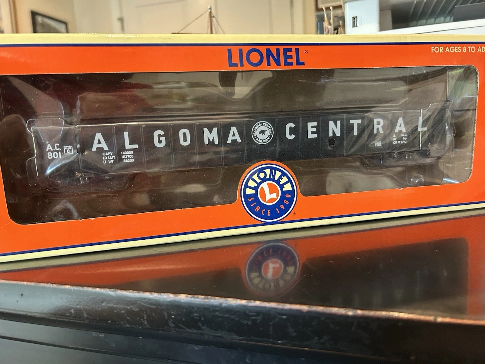 LIONEL 6-17440 ALGOMA CENTRAL PS-5 SCALE SIZE GONDOLA NIB