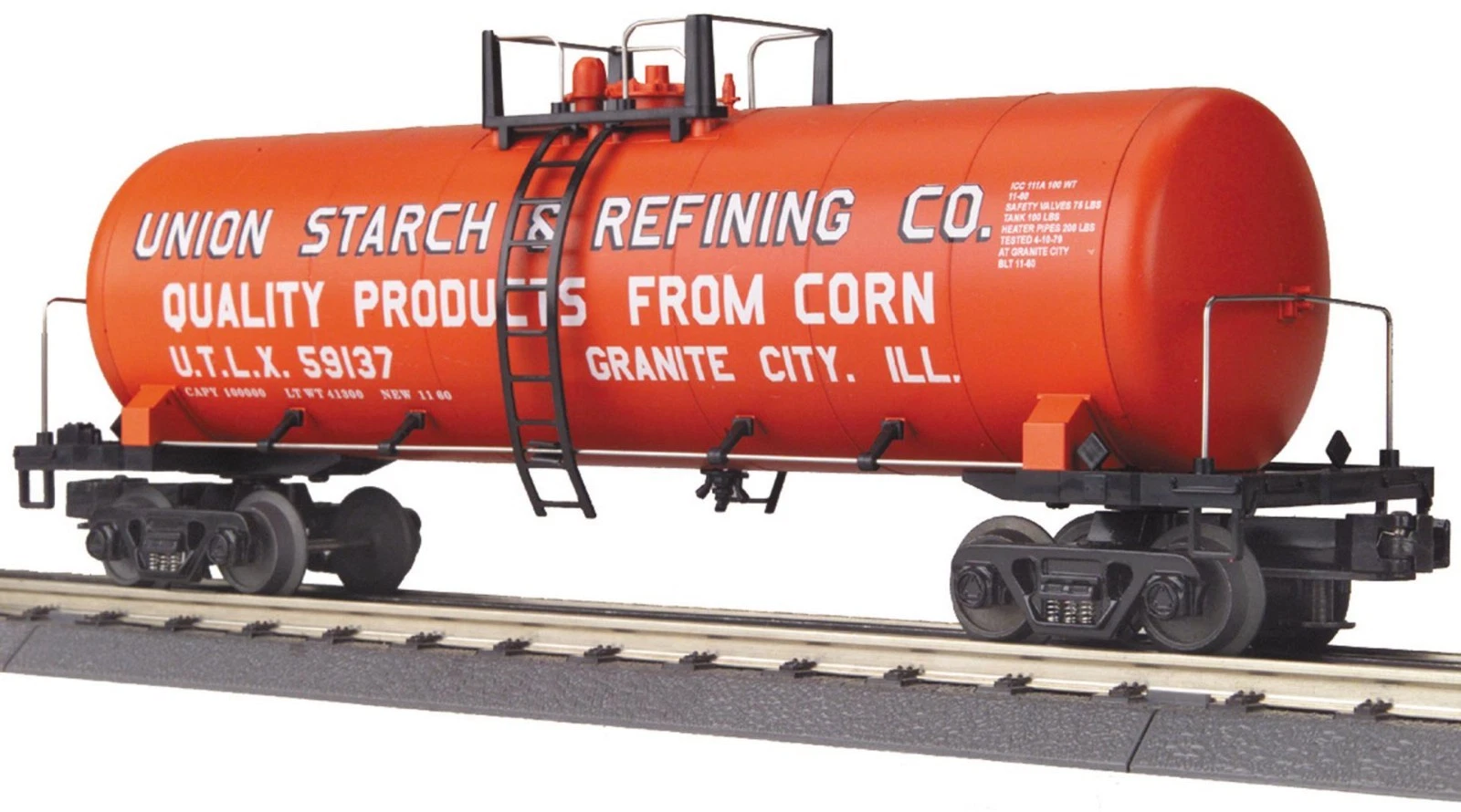 O Gauge MTH 30-7348 Union Starch Single Dome Tank Car NIB