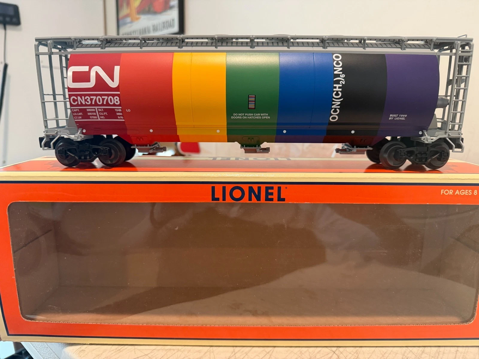 Lionel 6-19345 Canadian National CN Cylindrical Hopper LN/Box