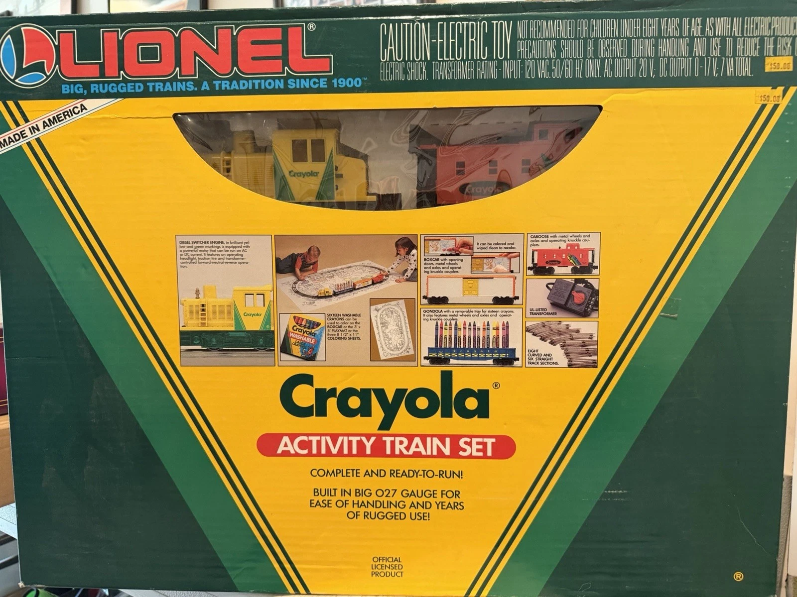 Lionel 6-11813 Crayola Train Set NIB