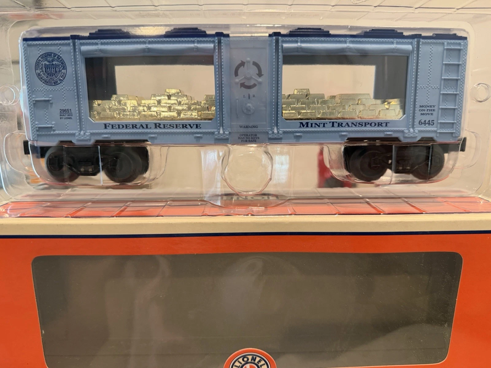 Lionel 6-29651 Richmond Federal Reserve Bullion Car NIB