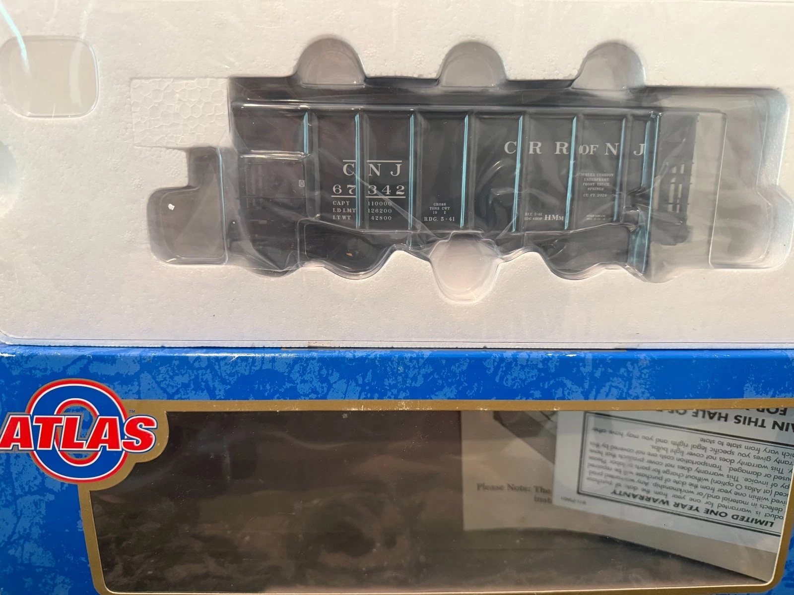 Atlas 6762-4 Steam Era Classics 55 Ton Fishbelly Hopper Car NIB — photo 2
