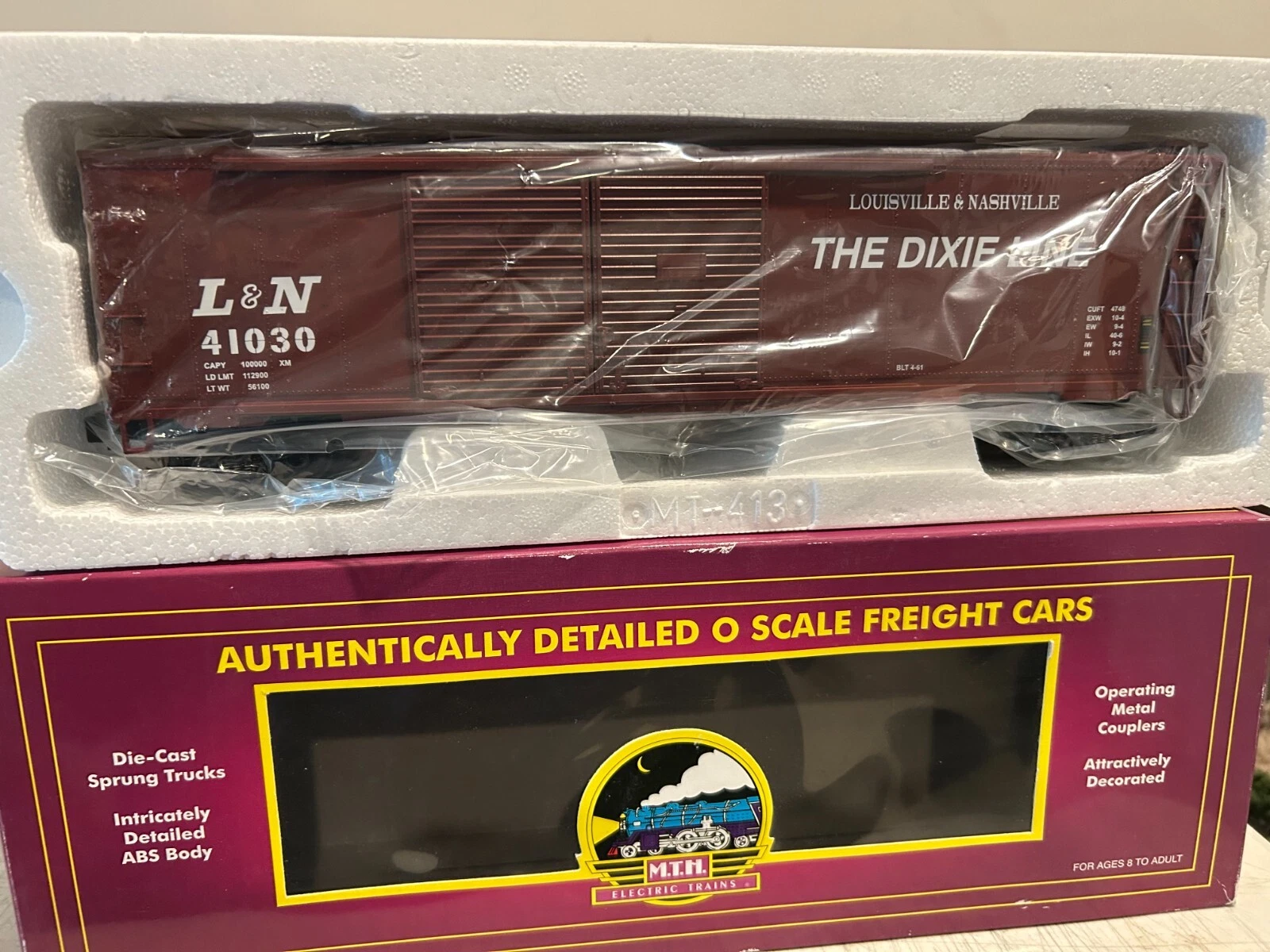 MTH 20-93013 Louisville & Nashville Double Door Boxcar #41030 NIB