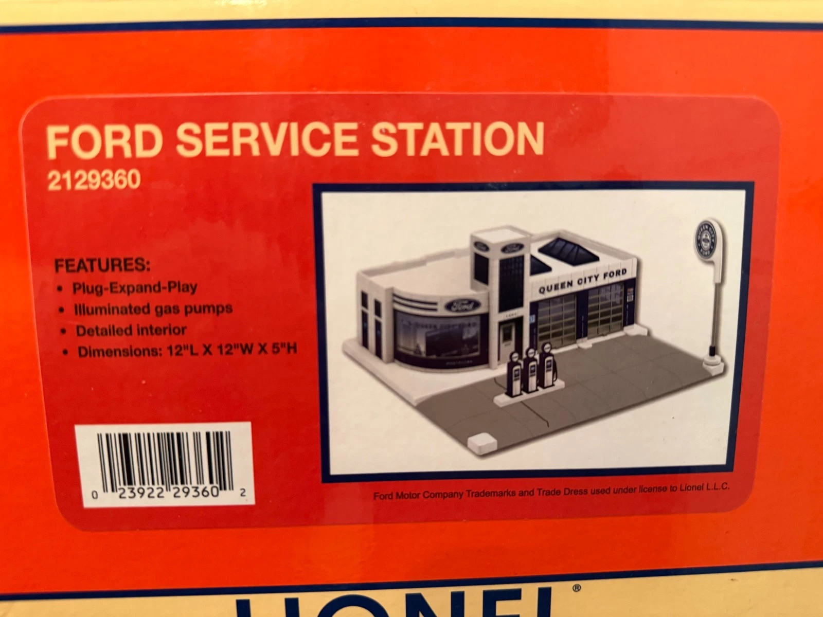 LIONEL 2129360 Ford Service Station NIB