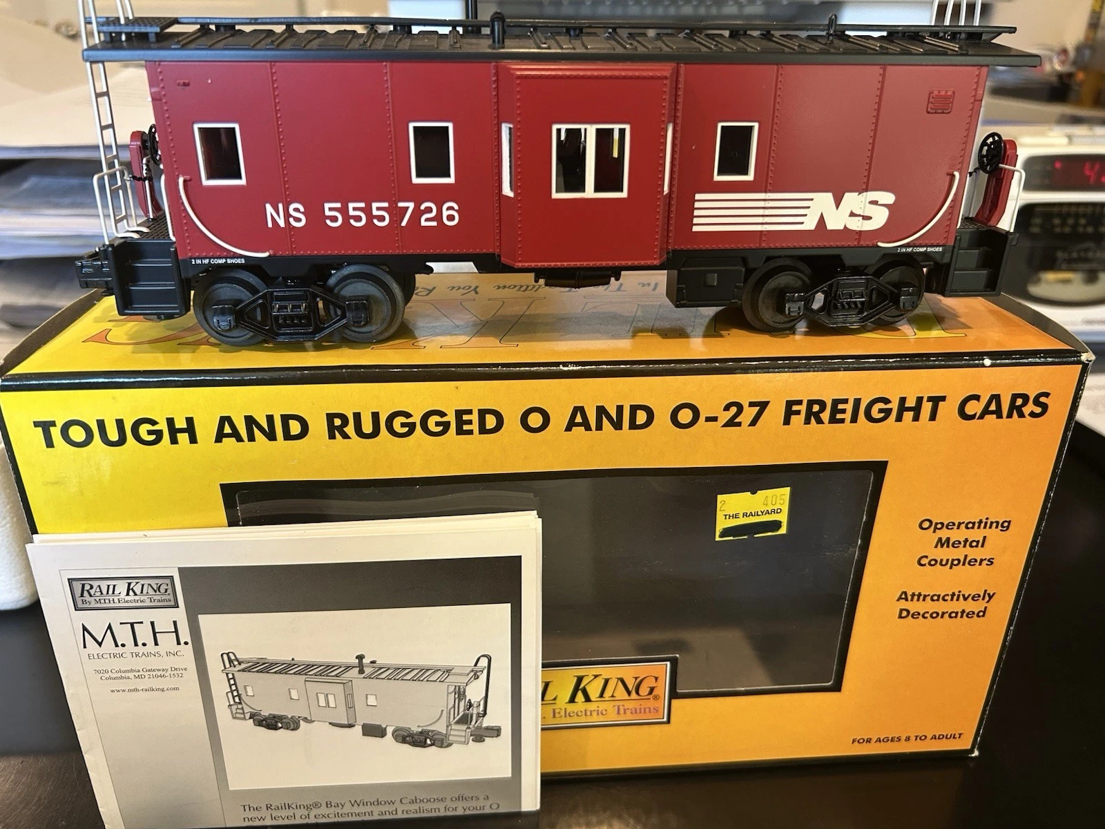 MTH 30-77067 NORFOLK SOUTHERN BAY WINDOW CABOOSE LN/BOX