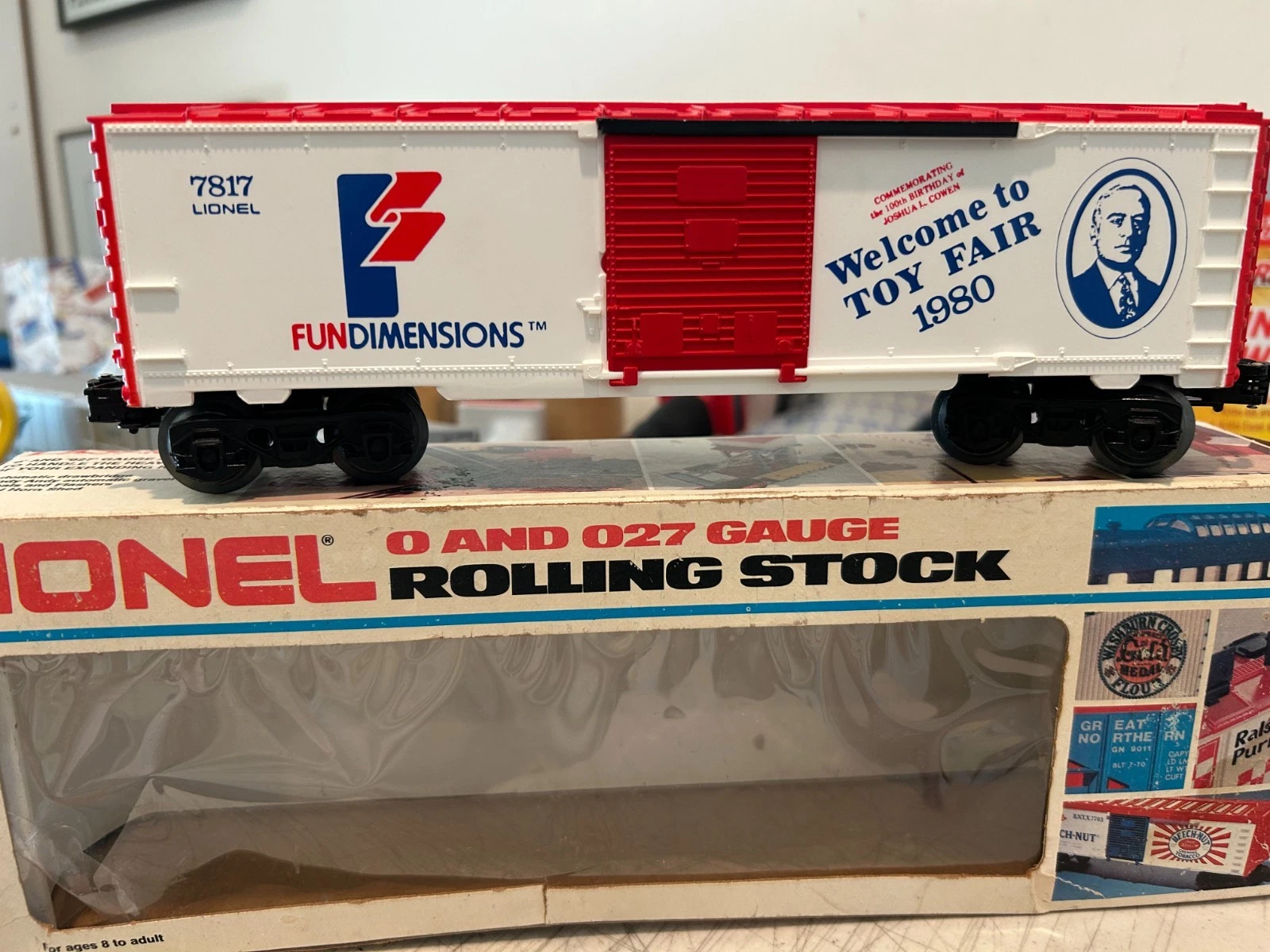 Lionel 6-7817 1980 Toyfair Boxcar NIB
