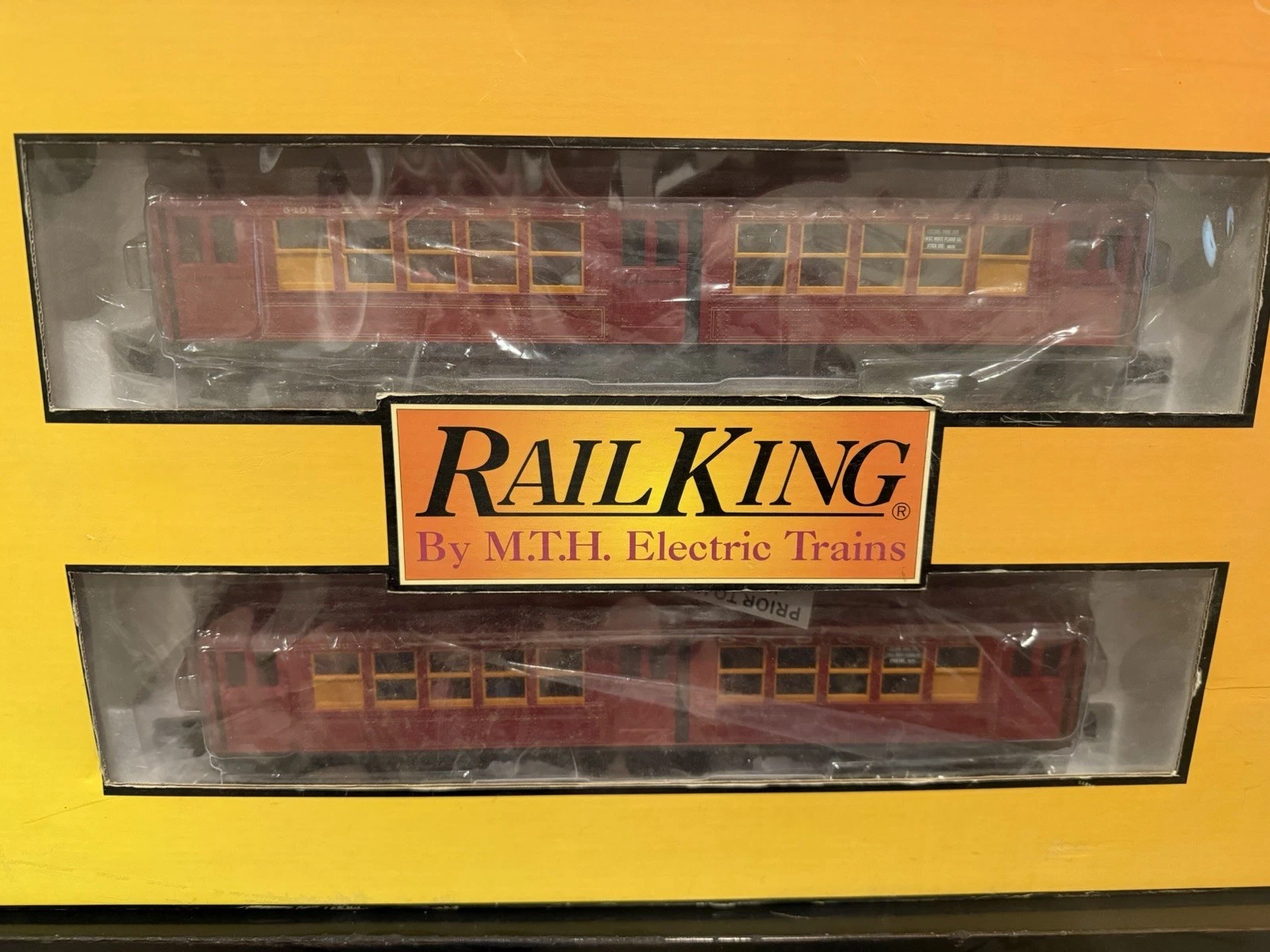 MTH RailKing 30-2448-3 Metro LO-V 2-Car Subway Add-on Set, Non-Powered NIB