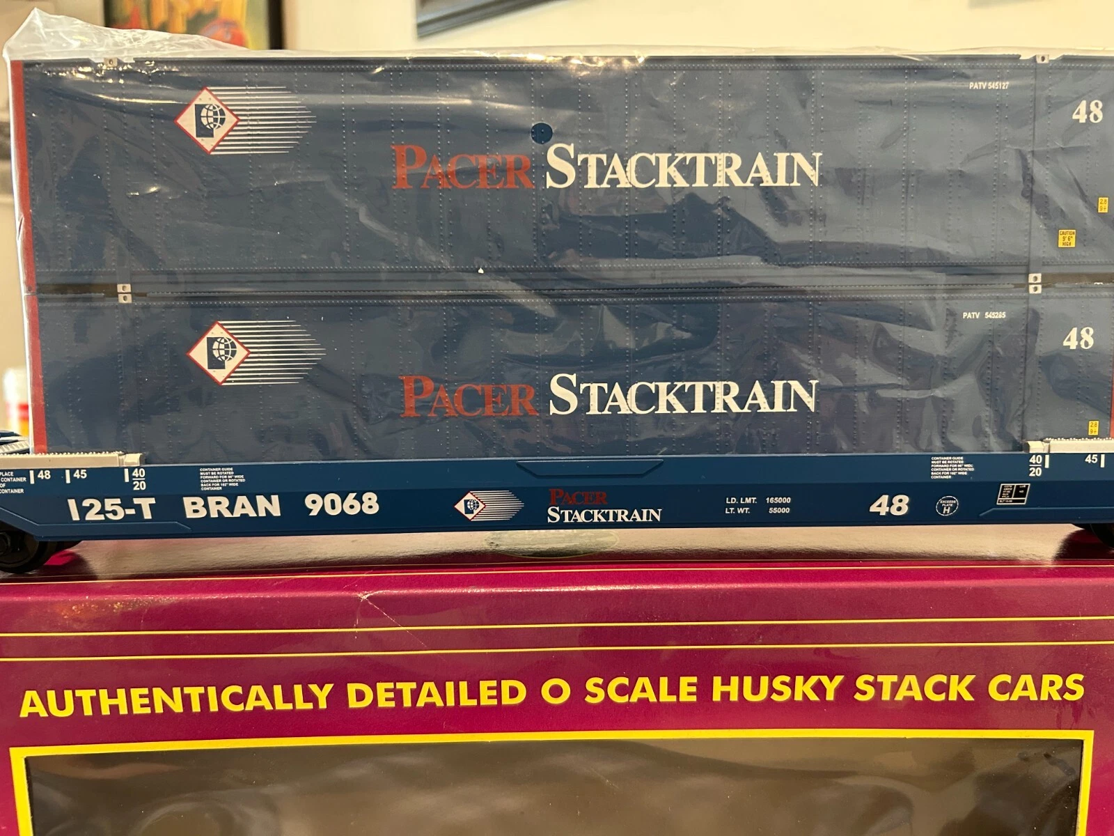 MTH 20-95013 Pacer Husky Stack Container Car LN