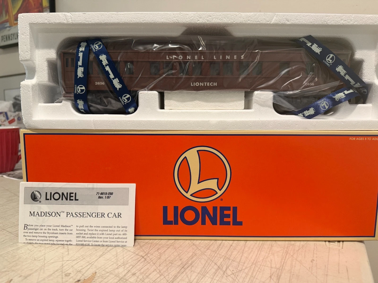 Lionel 6-29090 Lionel Lines Madison Car "Liontech" NIB