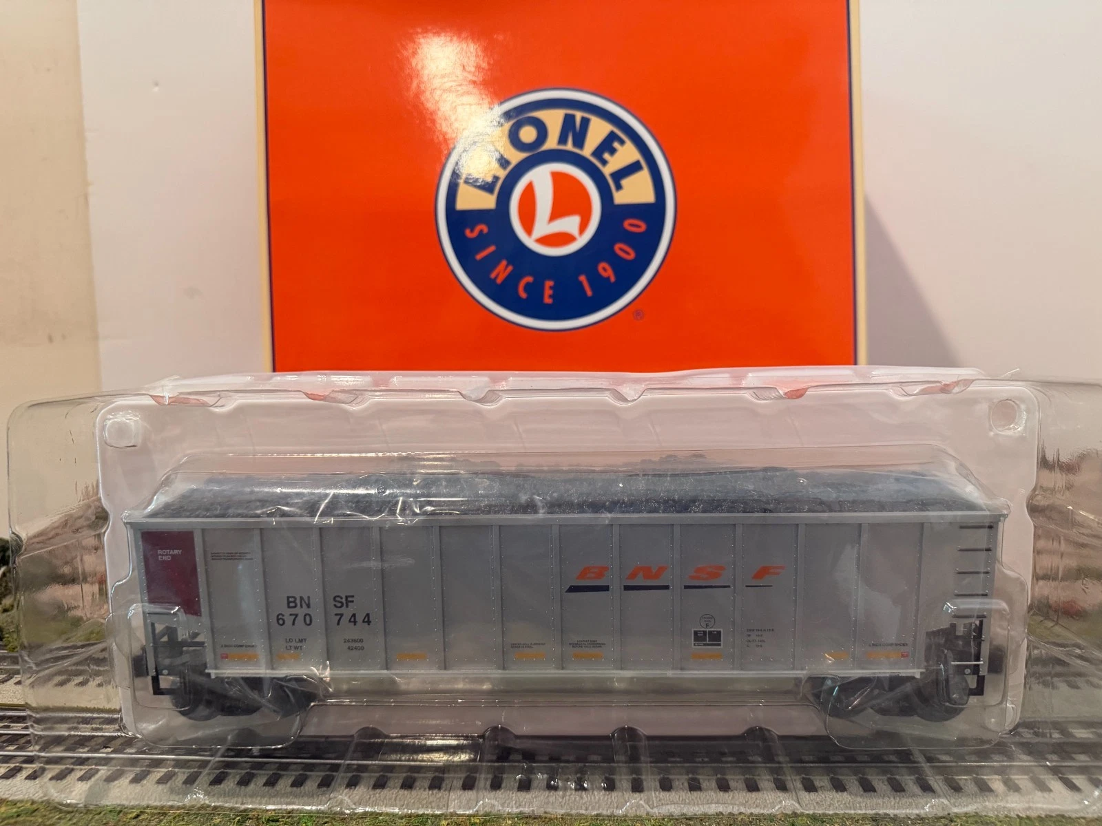 Lionel 2243010 BNSF Rotary Gondola 4 Pack LN/Box
