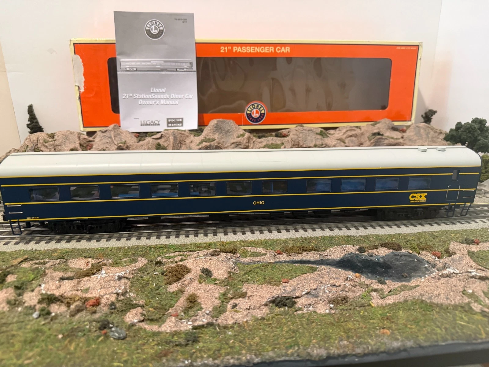 Lionel 6-83123 CSX OCS Stationsounds Diner Car LN/Box