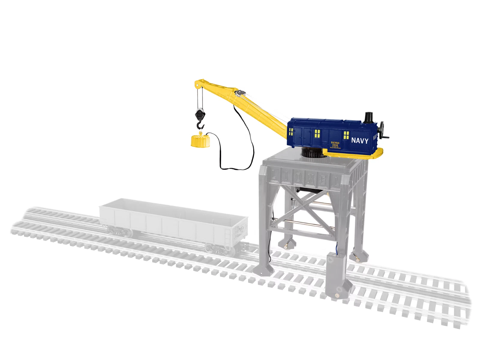 LIONEL 2529020 US Navy Command Control Gantry Crane #101794 MIB